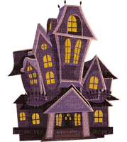 Kaz_Creations Halloween Haunted House - png gratis
