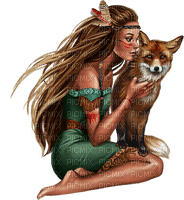 Indianer women. Native Indian women. Fox. Leila - zdarma png
