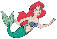 arielle ariel mermaid - GIF เคลื่อนไหวฟรี