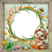 Easter frame by nataliplus - gratis png