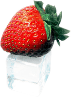 Strawberry on Ice - фрее пнг