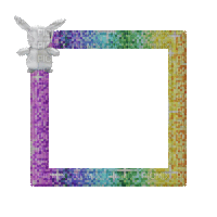 Small Rainbow Frame - Δωρεάν κινούμενο GIF