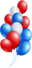 Kaz_Creations USA American Independence Day Balloons - ücretsiz png