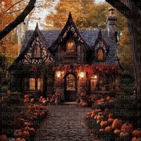 halloween house - png ฟรี