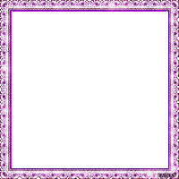 Rena purple white animated Glitter Frame Rahmen - GIF animado grátis
