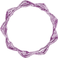 Purple round frame animated Rox - GIF animado grátis