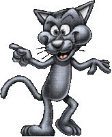 Kathleen Reynolds Animated Cat - GIF animasi gratis
