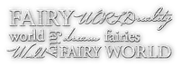 soave text fairy world white - 免费PNG