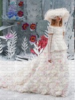 image encre la mariée texture mariage femme chapeau robe edited by me - безплатен png