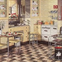 1940's Retro Kitchen - png ฟรี