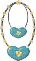 Kaz_Creations Deco Hearts Love Hanging Dangly Things Colours - darmowe png