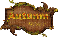 Autumn.welcome.Text.Victoriabea - Бесплатный анимированный гифка