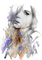 Woman Watercolor - besplatni png