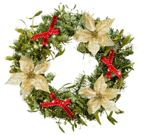 Kaz_Creations Christmas Deco Wreath - png gratis