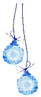 Ornaments.Lights.Blue.Animated - KittyKatLuv65 - GIF animé gratuit