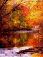 autumn background - Animovaný GIF zadarmo