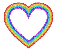 rainbow heart - Bezmaksas animēts GIF