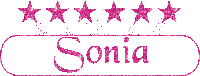 Name. Sonia - GIF animado grátis