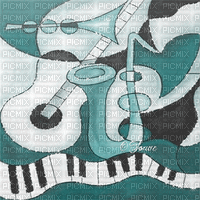 soave background animated music jazz art deco - Безплатен анимиран GIF