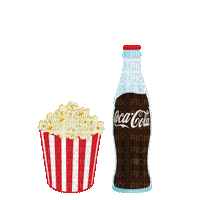 Coca Cola Popcorn - Bogusia - Free animated GIF