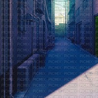 Shaded Anime Alleyway - kostenlos png
