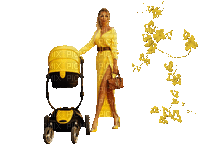kvinna-gul---woman--yellow - Nemokamas animacinis gif