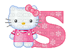 Hello Kitty Alphabet #19 (Eklablog) - Free animated GIF
