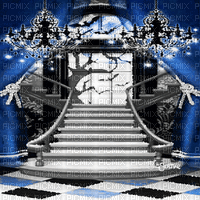SOAVE BACKGROUND ANIMATED gothic HALLOWEEN room - Bezmaksas animēts GIF