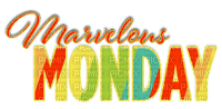 Kaz_Creations Logo Text Marvelous Monday - ingyenes png