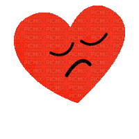 Sad Heart - GIF animé gratuit