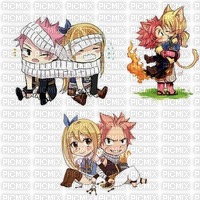 Fairy Tail collage laurachan - bezmaksas png