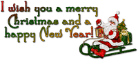 minou-Christmas-text-merry christmas - Free PNG