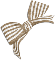soave deco bow corner christmas winter sepia - 免费PNG