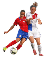 Kaz_Creations Girls Friends Playing Soccer - png gratuito