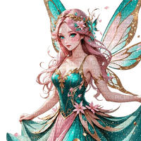 springtimes spring fairy anime girl woman - Free PNG