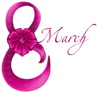 Kaz_Creations 8th March Happy Women's Day - darmowe png