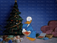 donald kerstboom - GIF animasi gratis