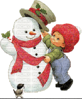 snowman - GIF animasi gratis