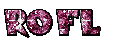pink rofl gif - 無料のアニメーション GIF