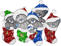 Ours de Noël - Gratis animerad GIF