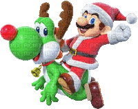 Mario Christmas - 無料のアニメーション GIF