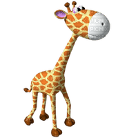 Kaz_Creations Cartoon Giraffe - zdarma png