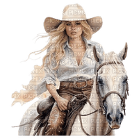 Horse, woman - PNG gratuit