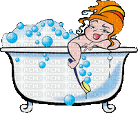 bath time bp - GIF animé gratuit