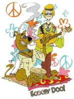 Scooby-Doo e Salsicha hippies sem plano de fundo - png gratis