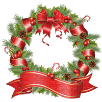 Kaz_Creations Christmas Deco Wreath - darmowe png