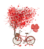Deco Valentine`s Day red - kostenlos png