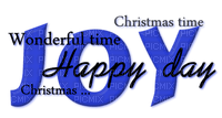 Christmas.Text.Blue.Black - PNG gratuit