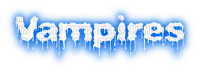 Y.A.M._Gothic Vampires text blue - png gratis