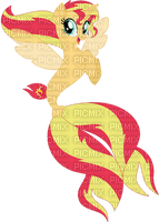 Sunset Shimmer seapony - 無料png